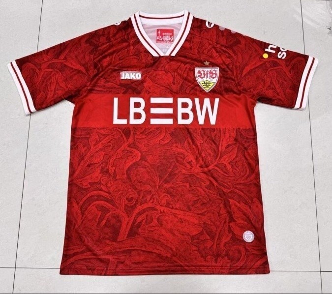 25-26 Stuttgart Away Fans Soccer Jersey