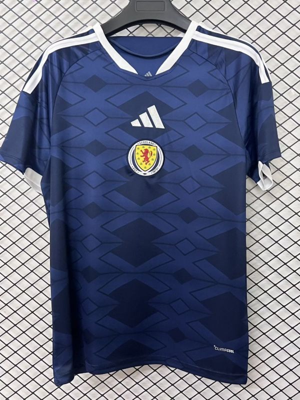 26-27 Scotland Home Fans Soccer Jersey