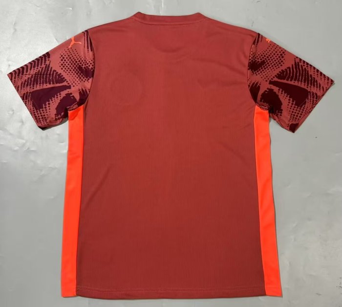 25-26 Palmeiras Red Goalkeeper Fans Soccer Jersey