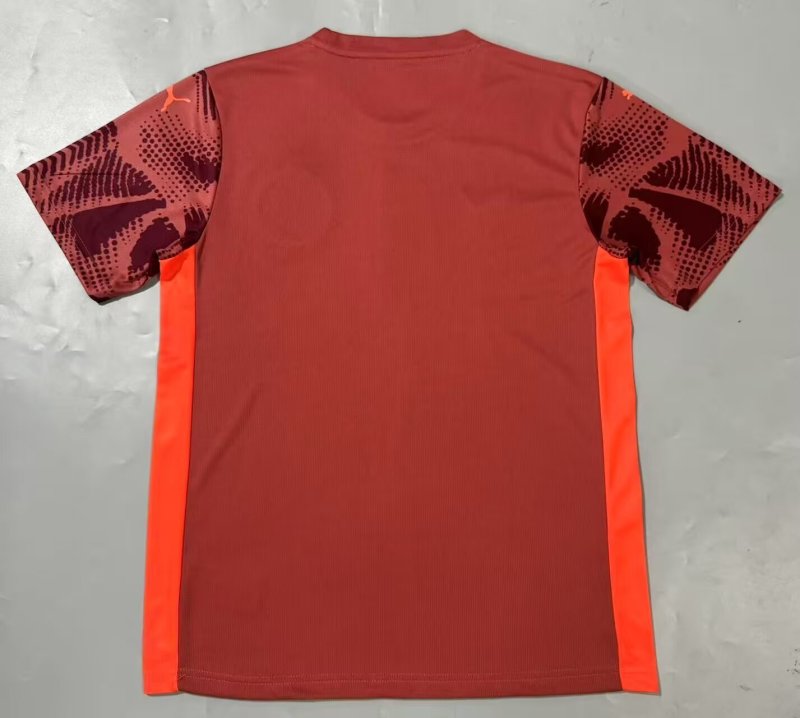 25-26 Palmeiras Red Goalkeeper Fans Soccer Jersey