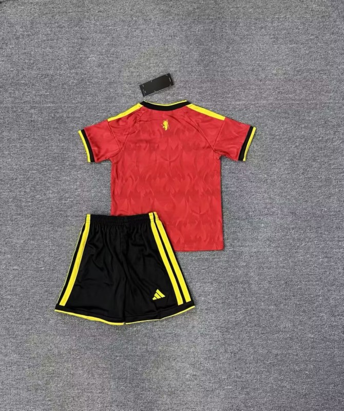 26-27 Belgium Home Kids Soccer Jersey