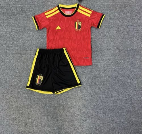26-27 Belgium Home Kids Soccer Jersey