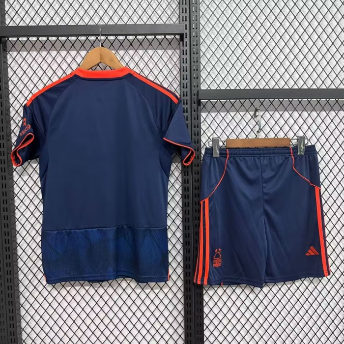25-26 Nottingham Forest Second Away Kids Soccer Jersey