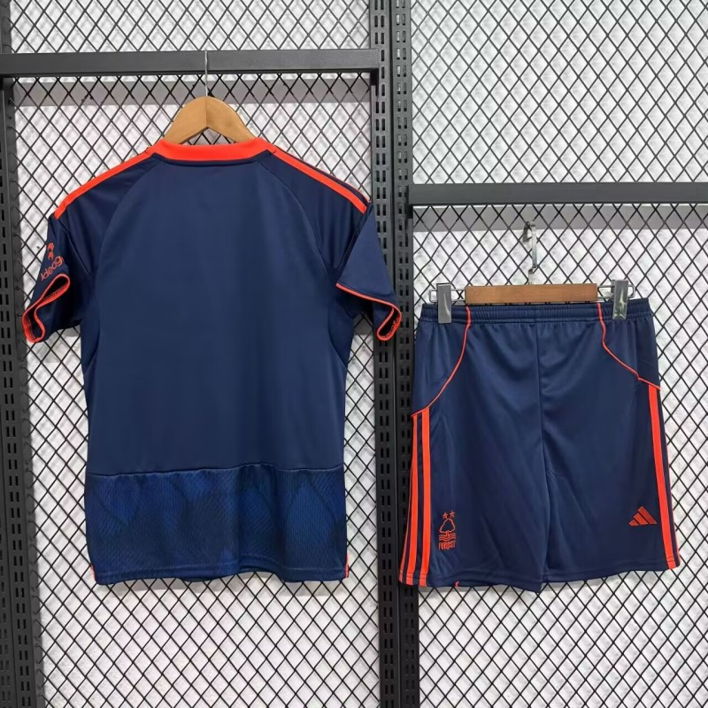 25-26 Nottingham Forest Second Away Kids Soccer Jersey