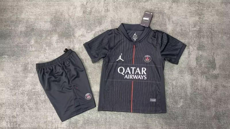 25-26 PSG Third Away Kids Soccer Jersey