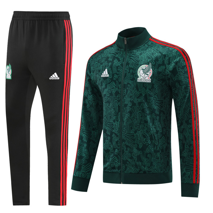 25-26 Mexico Dark Green Jacket Tracksuit