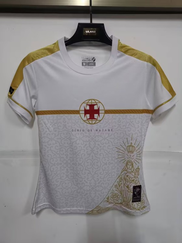 25-26 Vasco White Women Soccer Jersey (女)