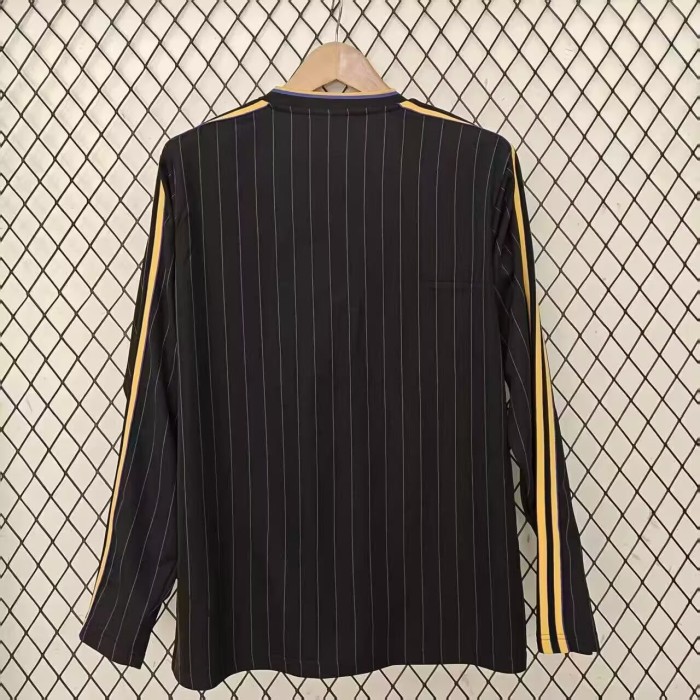 25-26 Man Utd Black Casual Edition Long Sleeve Training shirts (长袖)