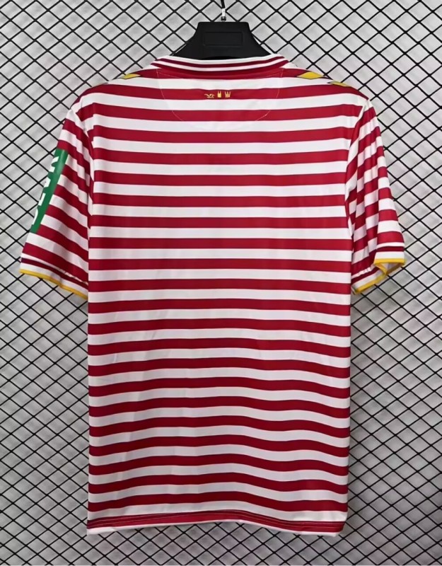 25-26 Cologne Red Stripe Fans Soccer Jersey