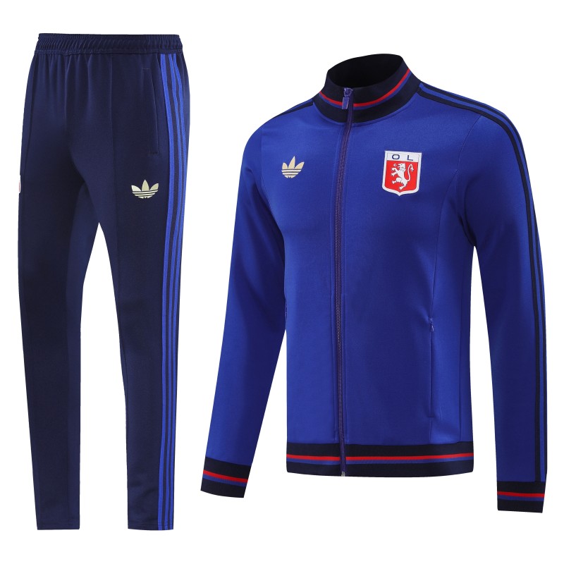 25-26 Lyon Royal Blue Jacket Tracksuit