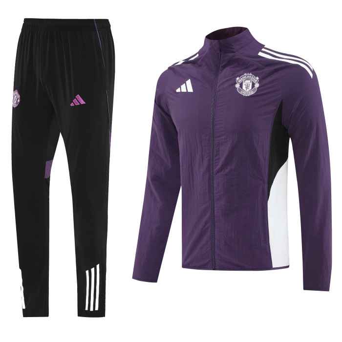 25-26 Man Utd Purple Windbreaker Tracksuit