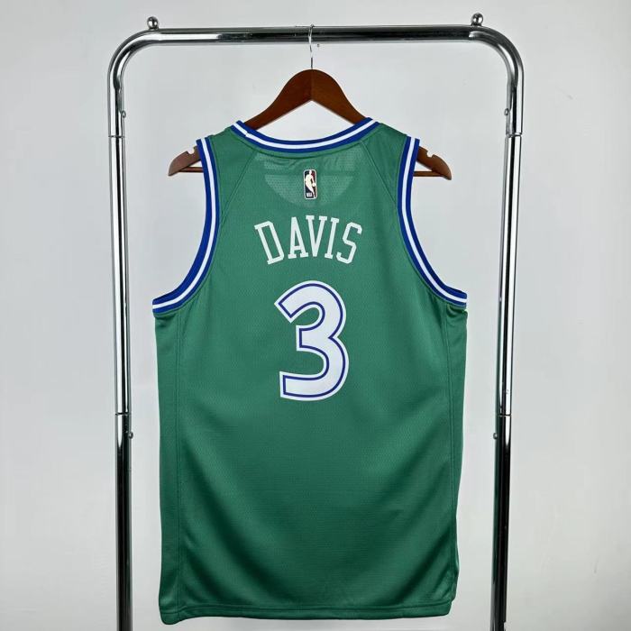 25-26 Dallas Mavericks DAVIS #3 Green Top Quality NBA Jersey