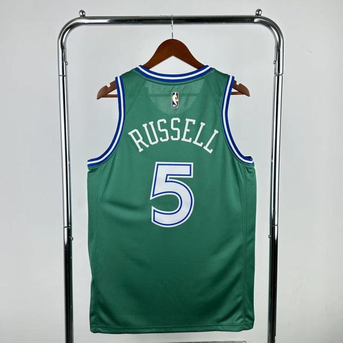 25-26 Dallas Mavericks RUSSELL #5 Green Top Quality NBA Jersey