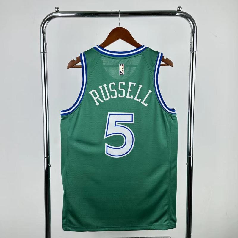 25-26 Dallas Mavericks RUSSELL #5 Green Top Quality NBA Jersey