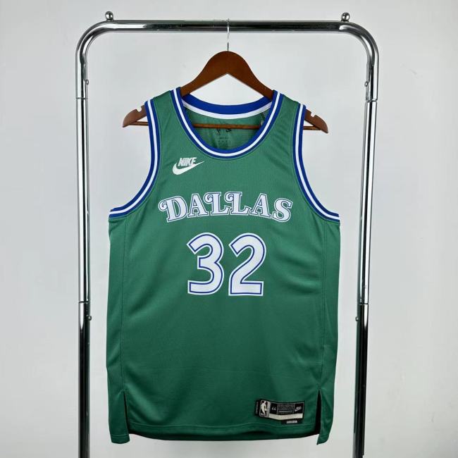 25-26 Dallas Mavericks FLAGG #32 Green Top Quality NBA Jersey