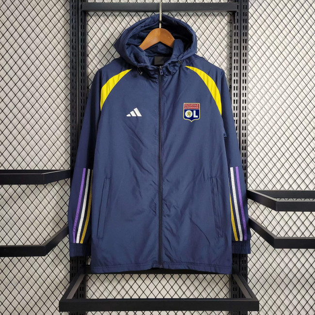 25-26 Lyon Dark Blue Windbreaker