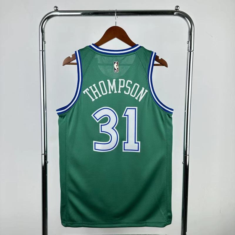 25-26 Dallas Mavericks THOMPSON #31 Green Top Quality NBA Jersey