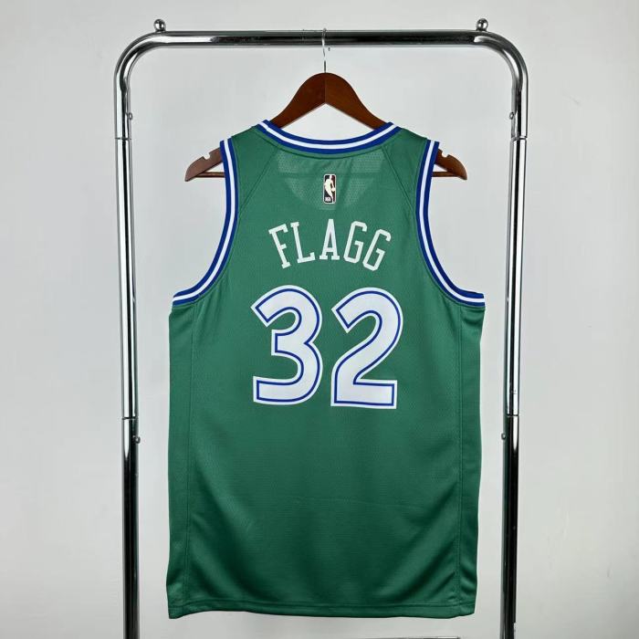 25-26 Dallas Mavericks FLAGG #32 Green Top Quality NBA Jersey