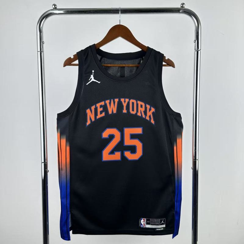 25-26 KNICKS BRIDGES #25 Top Quality NBA Jersey