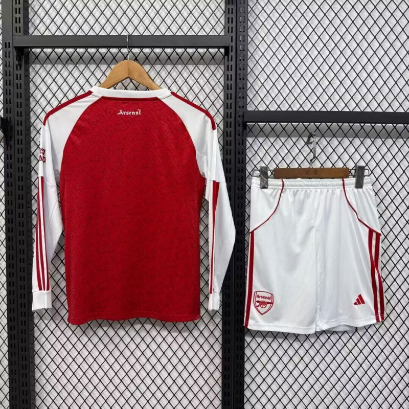 25-26 ARS Home Kids Long Sleeves Soccer Jersey