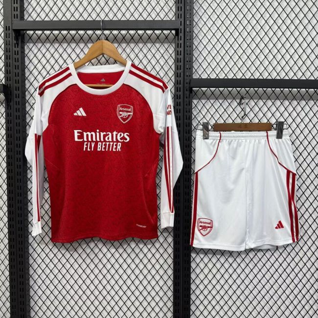 25-26 ARS Home Kids Long Sleeves Soccer Jersey