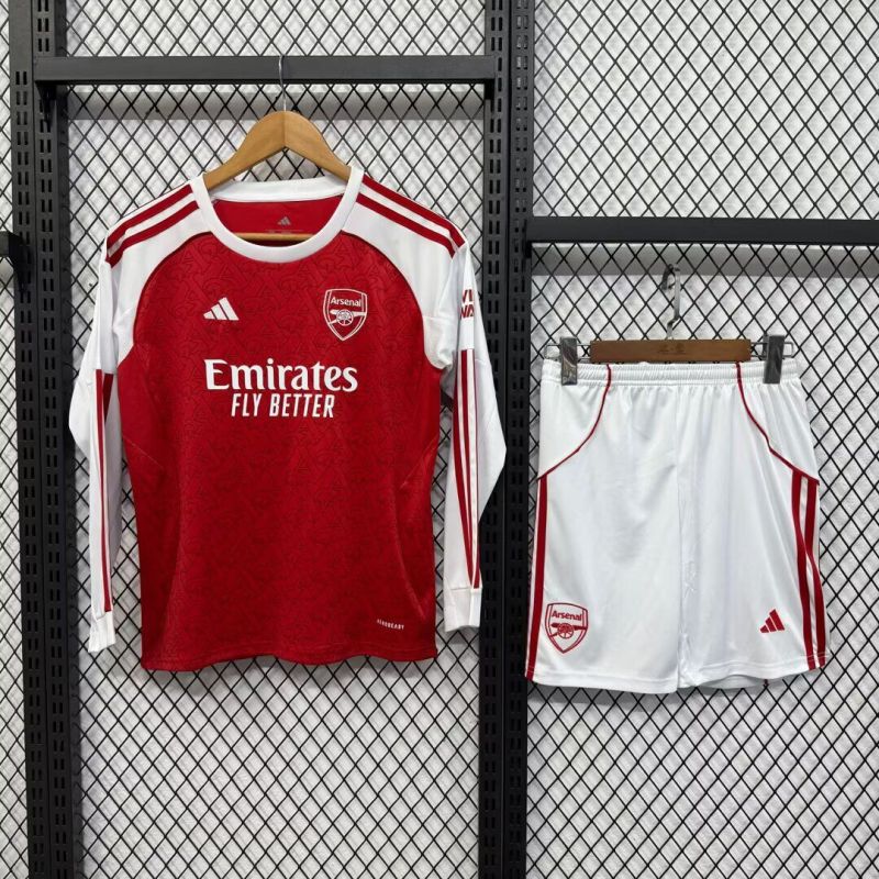 25-26 ARS Home Kids Long Sleeves Soccer Jersey