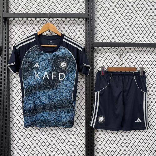 25-26 AL-Nassr Away Kids Soccer Jersey