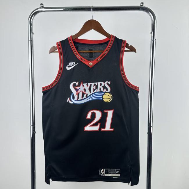 25-26 76ERS EMBIID #21 Top Quality NBA Jersey
