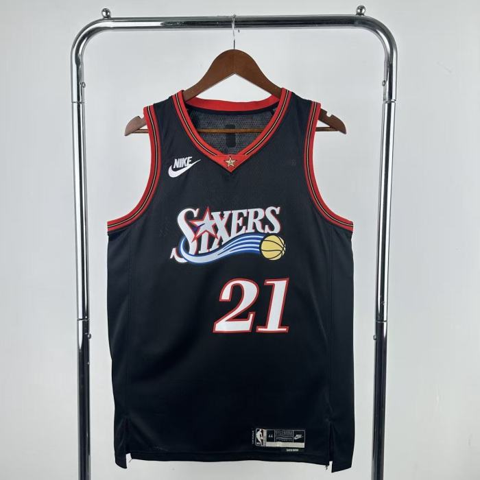 25-26 76ERS EMBIID #21 Top Quality NBA Jersey