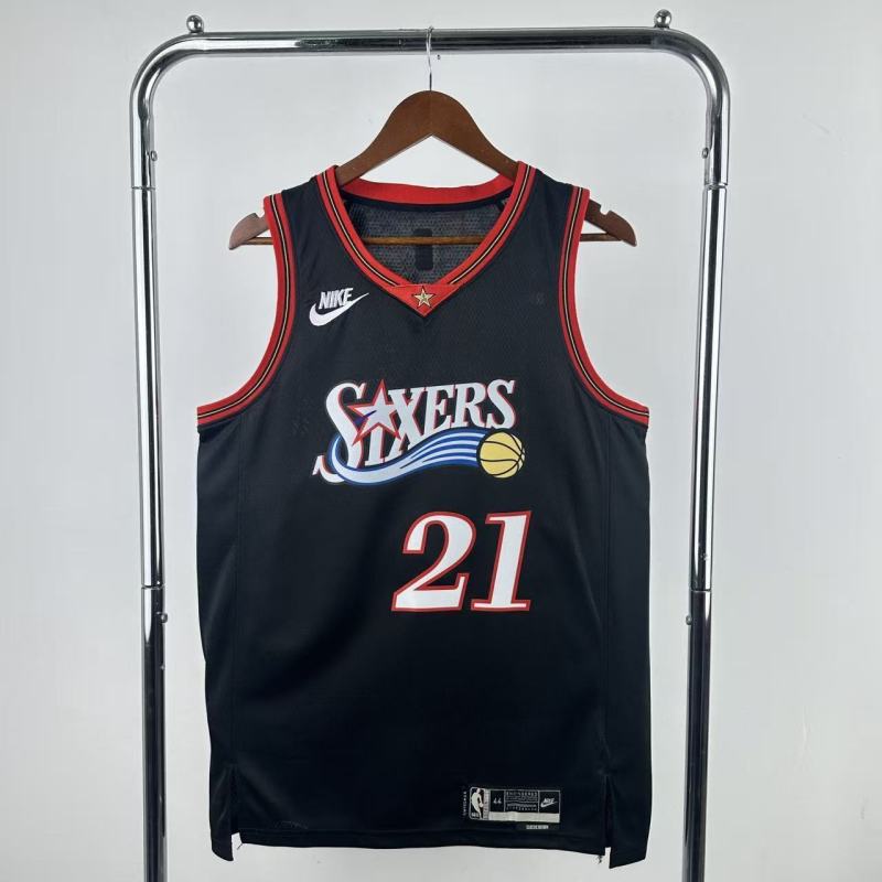 25-26 76ERS EMBIID #21 Top Quality NBA Jersey