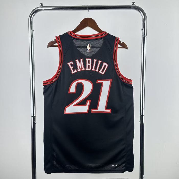25-26 76ERS EMBIID #21 Top Quality NBA Jersey