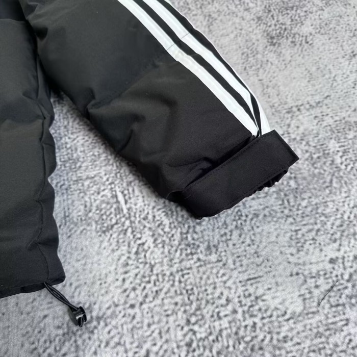 25-26 Argentina Black Hooded Cotton Coat