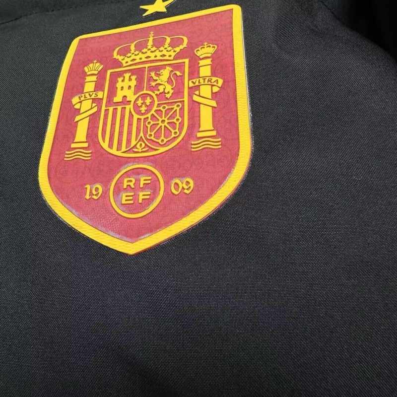 25-26 Spain Black Hooded Cotton Coat（棉衣）