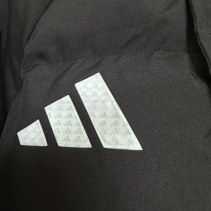 25-26 Germany Black Hooded Cotton Coat #棉衣