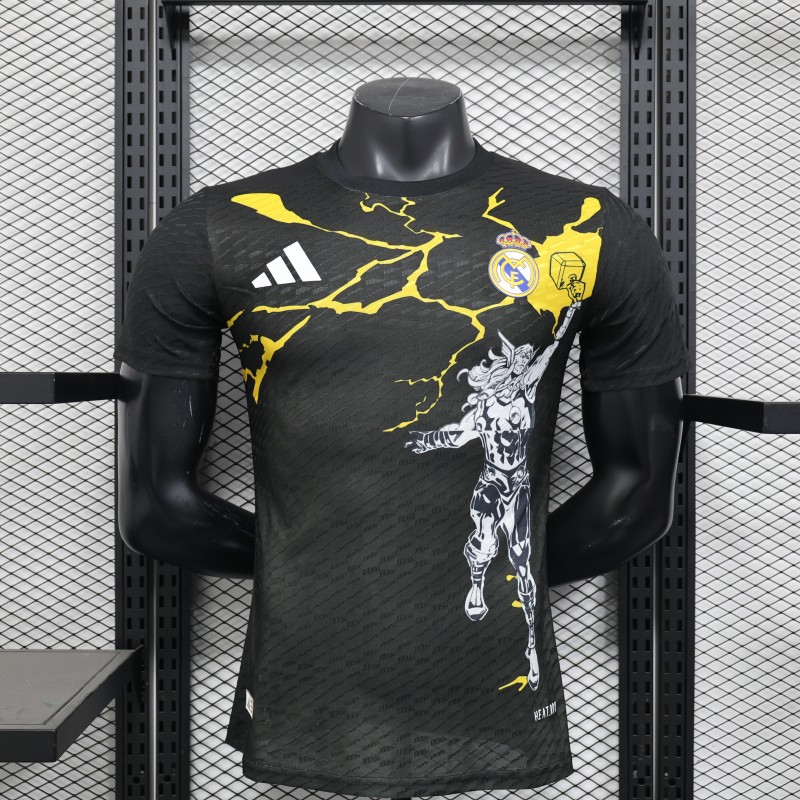 25-26 RMA & Marvel Joint Edition Player Version Training shirts