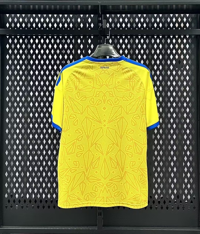26-27 Ukraine Home Fans Soccer Jersey
