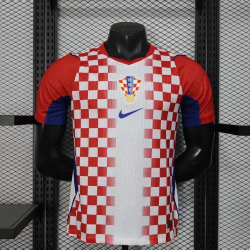 26-27 Croatia Home Player Version Soccer Jersey