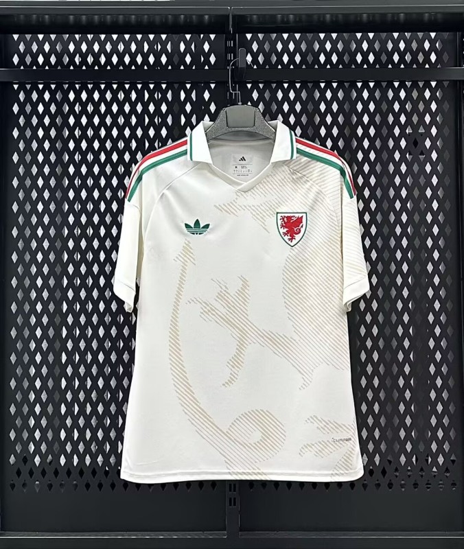 26-27 Wales Away Fans Soccer Jersey