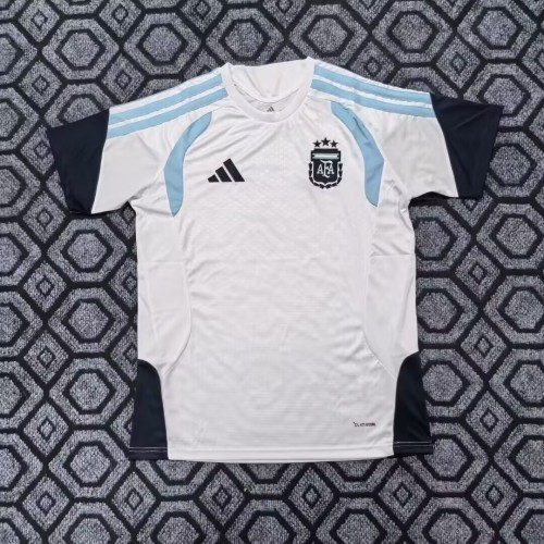 25-26 Argentina White Fans Training Shirts