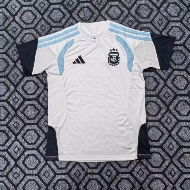 25-26 Argentina White Fans Training Shirts