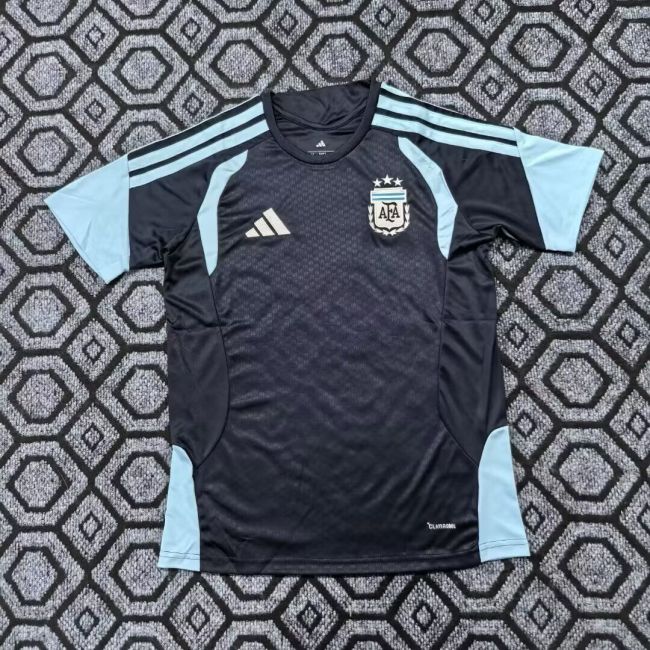 25-26 Argentina Black Fans Training Shirts