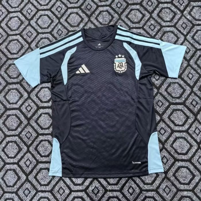 25-26 Argentina Black Fans Training Shirts