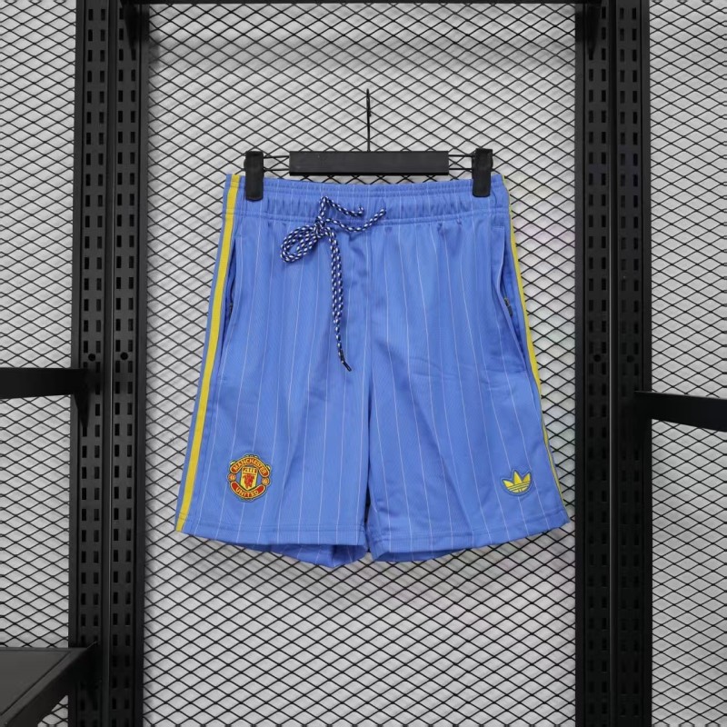 25-26 Man Utd Blue Player Version Shorts Pants