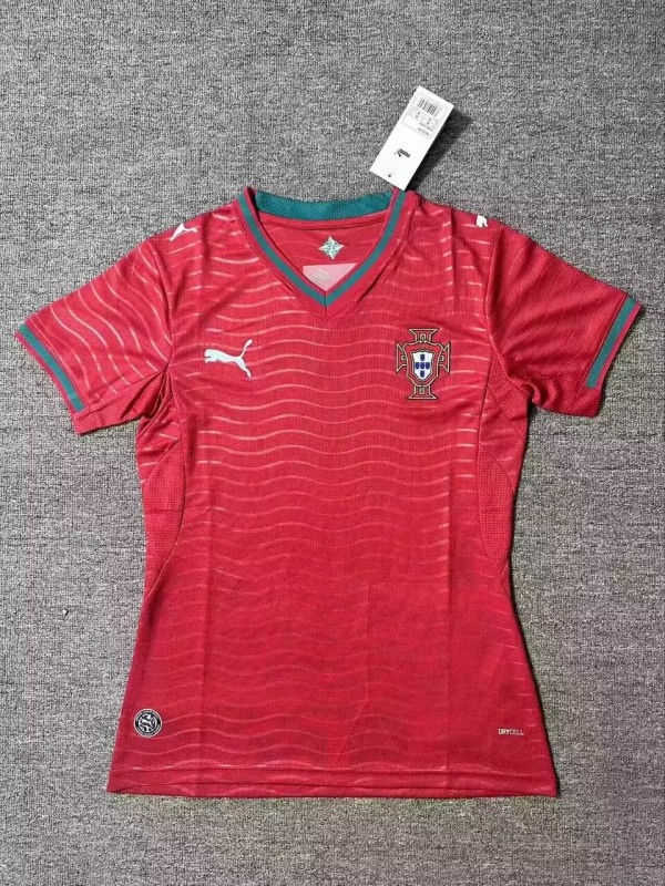 25-26 Portugal Home Women Soccer Jersey (女)