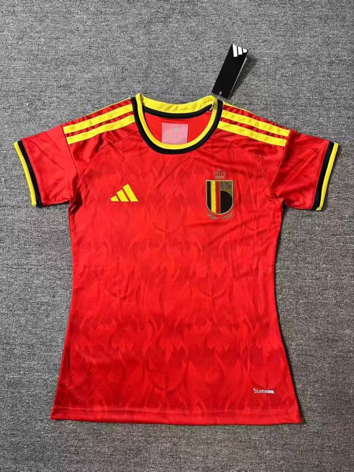 26-27 Belgium Home Women Soccer Jersey