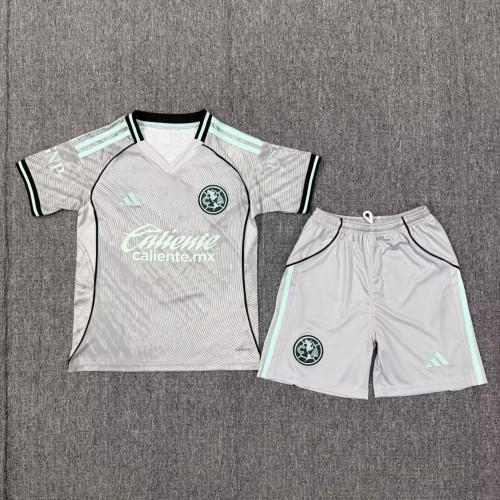 25-26 Club America Second Away Kids Soccer Jersey