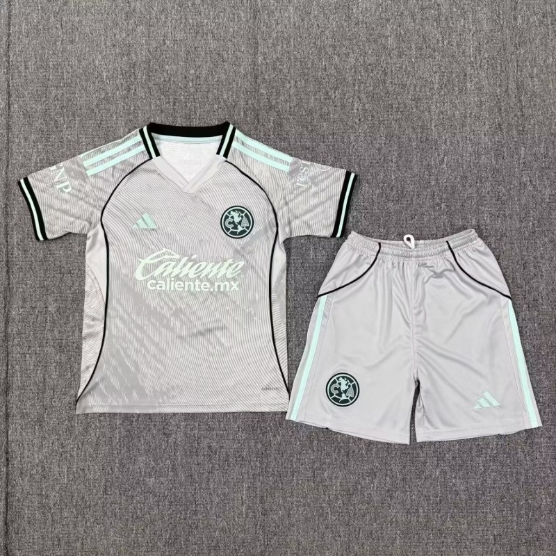 25-26 Club America Second Away Kids Soccer Jersey