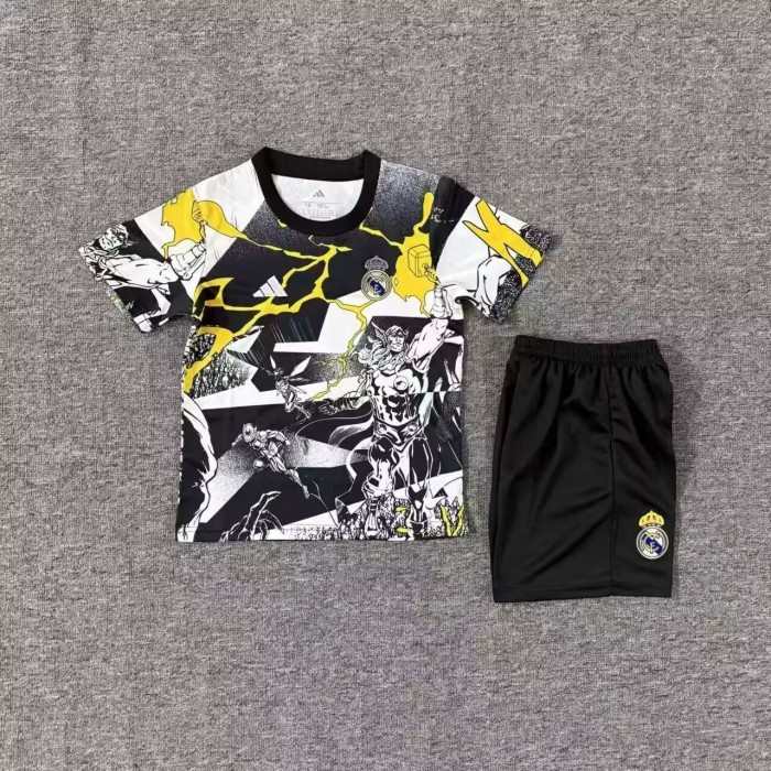25-26 RMA & Marvel Joint Edition Kids Training shirts