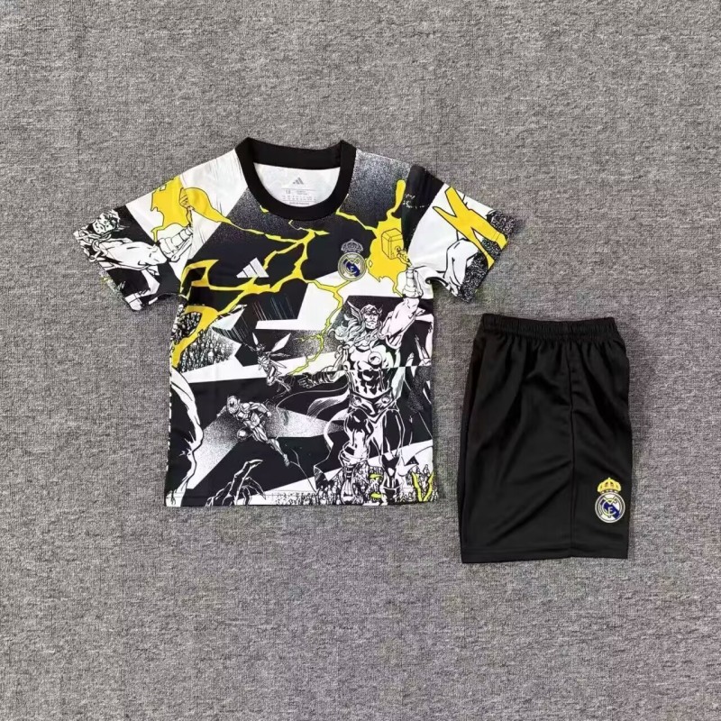 25-26 RMA & Marvel Joint Edition Kids Training shirts