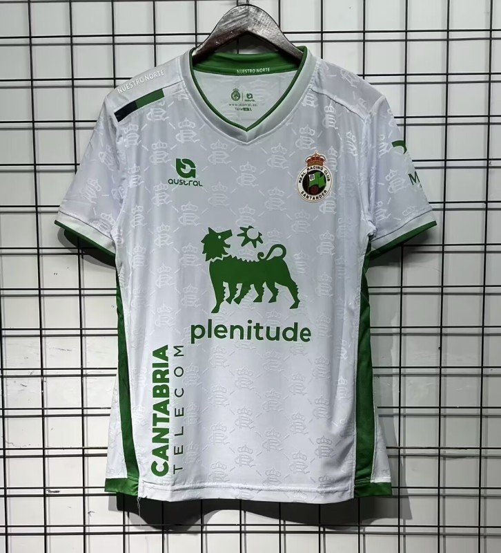 25-26 Racing de Santander Home Fans Soccer Jersey